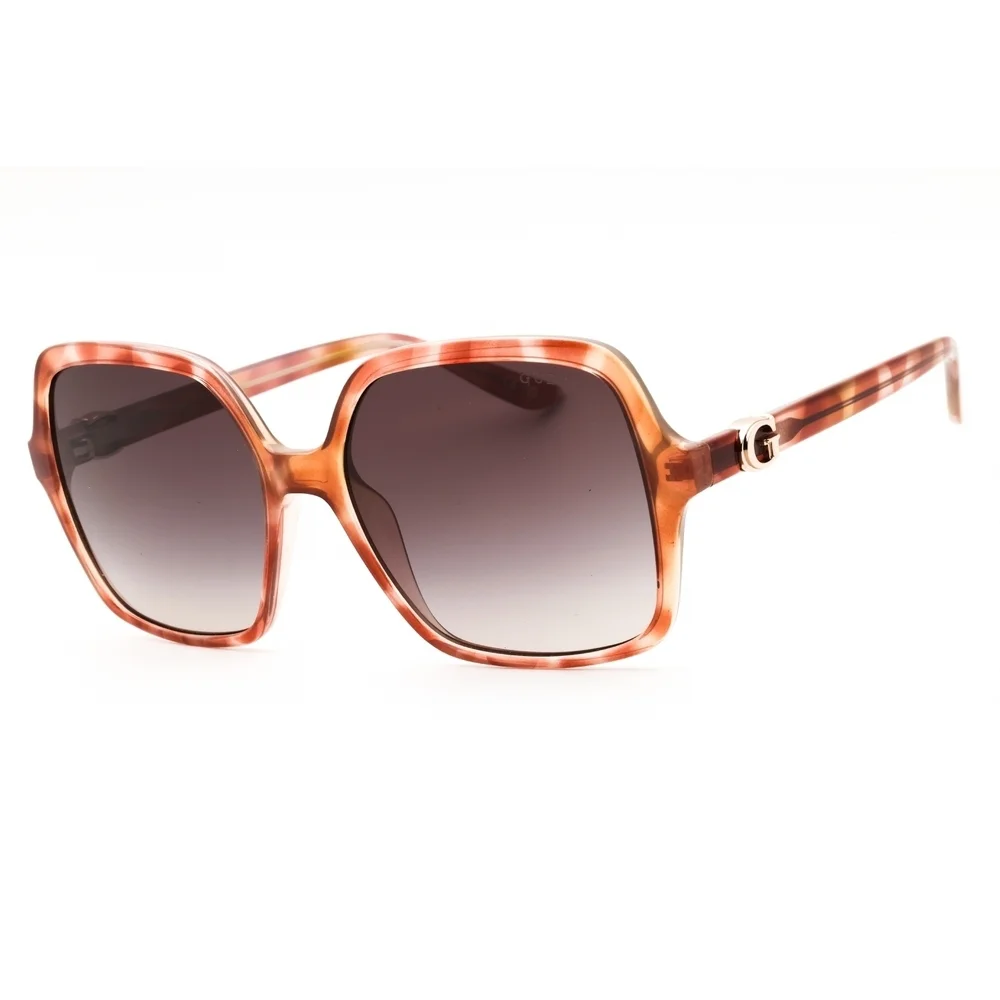 NWT Guess GU00190-47F Light Brown Oversized 57mm Sunglasses